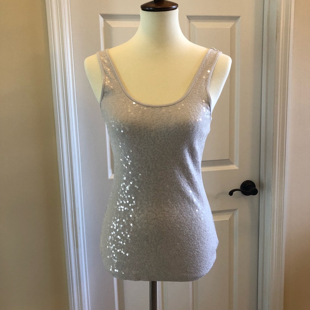 EUC - worn twice. Express sequin tank.